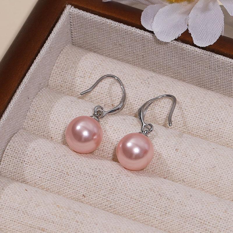 Natural Mother-of-Pearl Women s Dangle Earrings - Elegant, Versatile, and Exquisite Design.