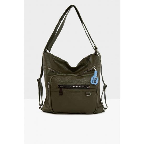 Bags and Suitcases Red Women's Large Single Pocket Loose Strap Hand, Shoulder And Backpack