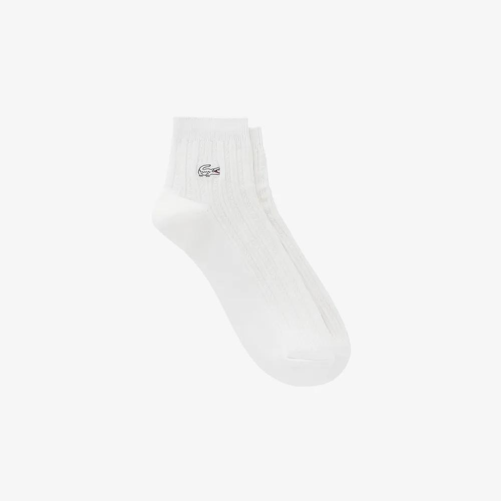 Women s Scalloped Ankle Socks RA196E-56G-70V Light Blue (T01)