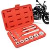 17PCS/Set Wheel Bearing Race Seal Bush Driver Master Tool Kits Aluminum Axle Install Bearing Seal Driver For Repair
