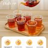 Qie'e Tuantuan Thickened Transparent PP Plastic Cups