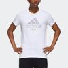 Adidas Scrawl Tee Casual Sports Round Neck Training Short Sleeve Unisex Tops White GK4659