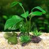 Artificial Driftwood Twigs Branch Aquarium Plastic Plant Fish for Tank Hide Leaves Ornament Non Toxic Safe for All Fish