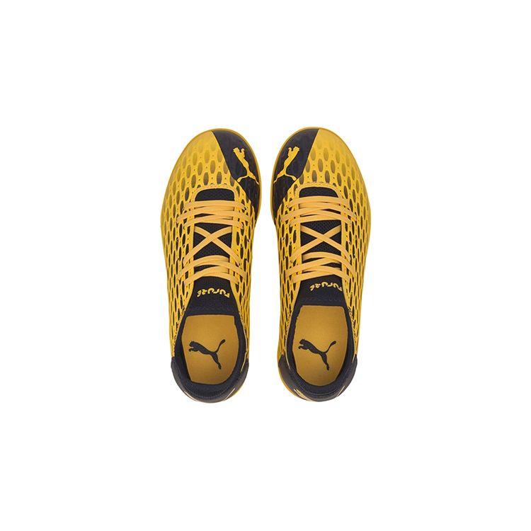 Puma Future 5.4 TT Kids Soccer Shoes Kids Sneaker Black Yellow 105813-03