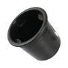 2Pcs Black ABS Cup Holder Insert For Car RV Table Chair Flush Mount Accessroies