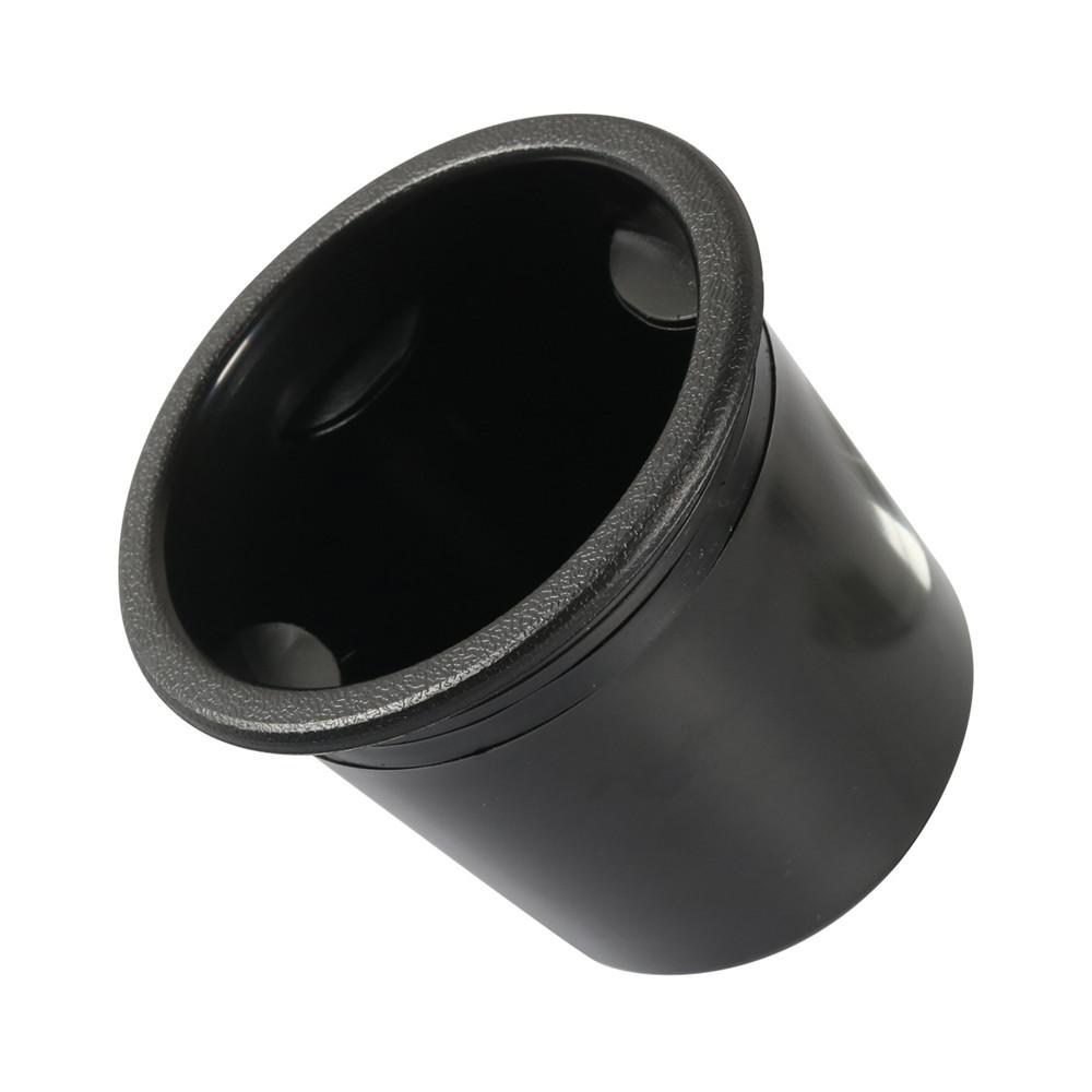 2Pcs Black ABS Cup Holder Insert For Car RV Table Chair Flush Mount Accessroies
