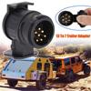 13 To 7-pin Trailer Truck Electric Traction Converter Traction Rod Plug Adapter Socket European Plug Socket