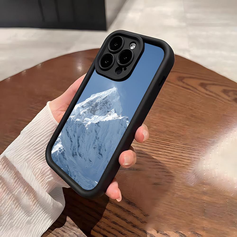 Husă de telefon Muntele Everest Pentru IPhone 17 Pro Max 15 Pro 16 14 Plus 12 13 Mini 11 Pro Antișoc Capac Moale