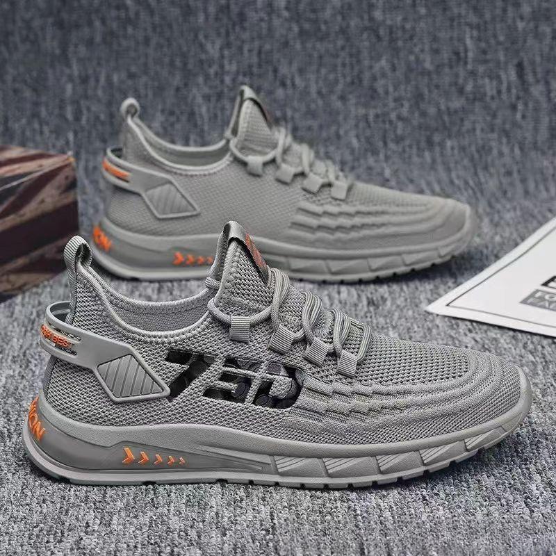 

Large size Men s Shoes Summer new mesh footwear Casual breathable Sneakers Fashion comfortable lightweight Male shoes Mujer 39 сірий колір