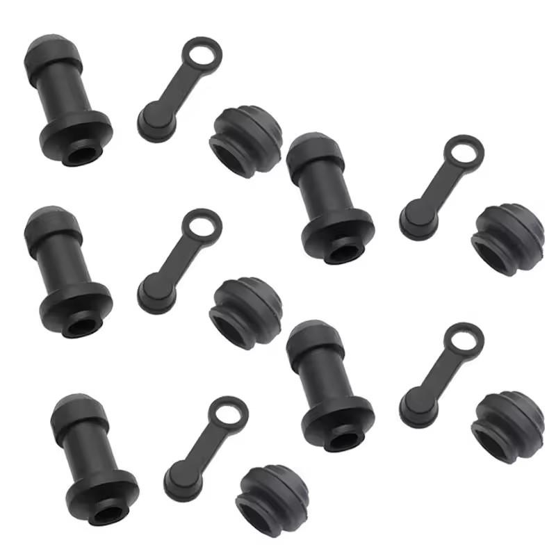 10/5/2 sets Motorcycle Scooter Brake Upper Lower Pump Caliper Shock Absorber Sleeve Dust Covers Disc Waterproof Rubber Caps