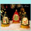 Christmas Waterilluminated Candle Night Light With Creative Mini Wind Lamp For Holiday Decor