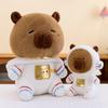 Detachable Hat Capybara Plush Doll Cartoon Capibara Fluffty Doll Capybara Plush Toy  Home Decor