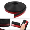 Z Shape Weatherstrip Car Door Seal Trim Door Edge Guard 4m Lip Rubber Self Adhesive Waterproof Dustproof Soundproof Windproof