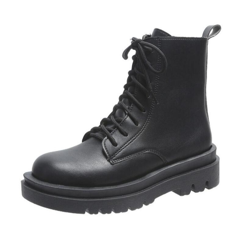 New Women's Platform Shoes Autumn Round Toe Side Zipper Ankle Boots for Women Casual Sneakers Outdoor Women's Platform Boots