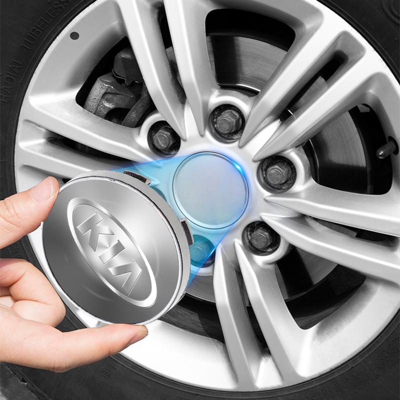 4PCS/SET Car Wheel Center Hub Center Cap Rim Hub Dustproof Cover For KIA Ceed Rio Sportage R K2 K3 K4 K5 K6 K7 K8 Soul Opeima Ceed Sorento Cerato