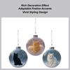 Christmas Balls Ornaments 3D Cat Ball Holiday Decor Holiday Decor Pendant Ornament for Home Decorators Festival Planners Front