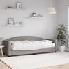 Vidaxl Sofa Z Materacem Do Spania, Kolor Taupe, 80X200 Cm, Tkanina