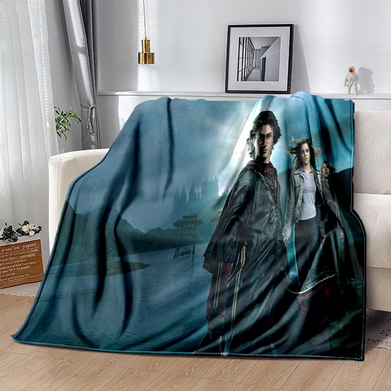 Harry Potter and the Goblet of Fire Movie Poster PrintPrint Blanket, Soft Blanket For Sofa Office Bed And Travelling Daughter Birthday Gift