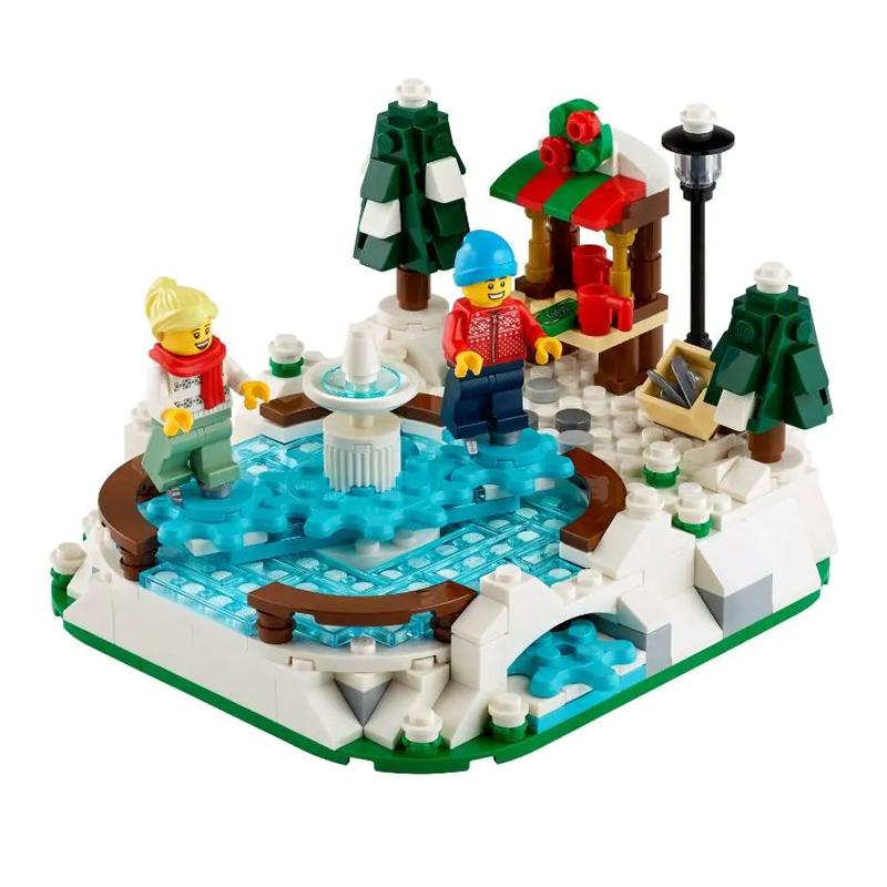 LEGO 40416 Ice Skating Rink Block Toys