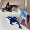 Women Hair Claw Ocean Series Whale Shape Hair Clip Large Size Back Head Shark Hair Claw Hair Accessories