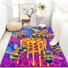 Dream Space Bee Honey Print Carpet for Living Room Bedroom Bedside Sofa Floor Mat Modern Home Decor Aisle Corridor Area Rug