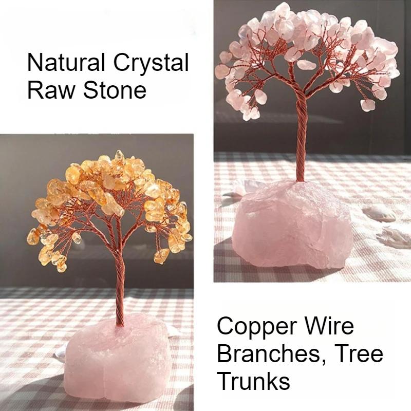 Kristall Geldbaum Ornamente Modernes Miniatur Ästhetisches Kunstornament Kreatives Zubehör Heim Schlafzimmer Büro Schreibtisch Dekorationen