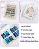 PVC Transparent 6-Hole A5/A6 Planner & Photo Album with Snap Button