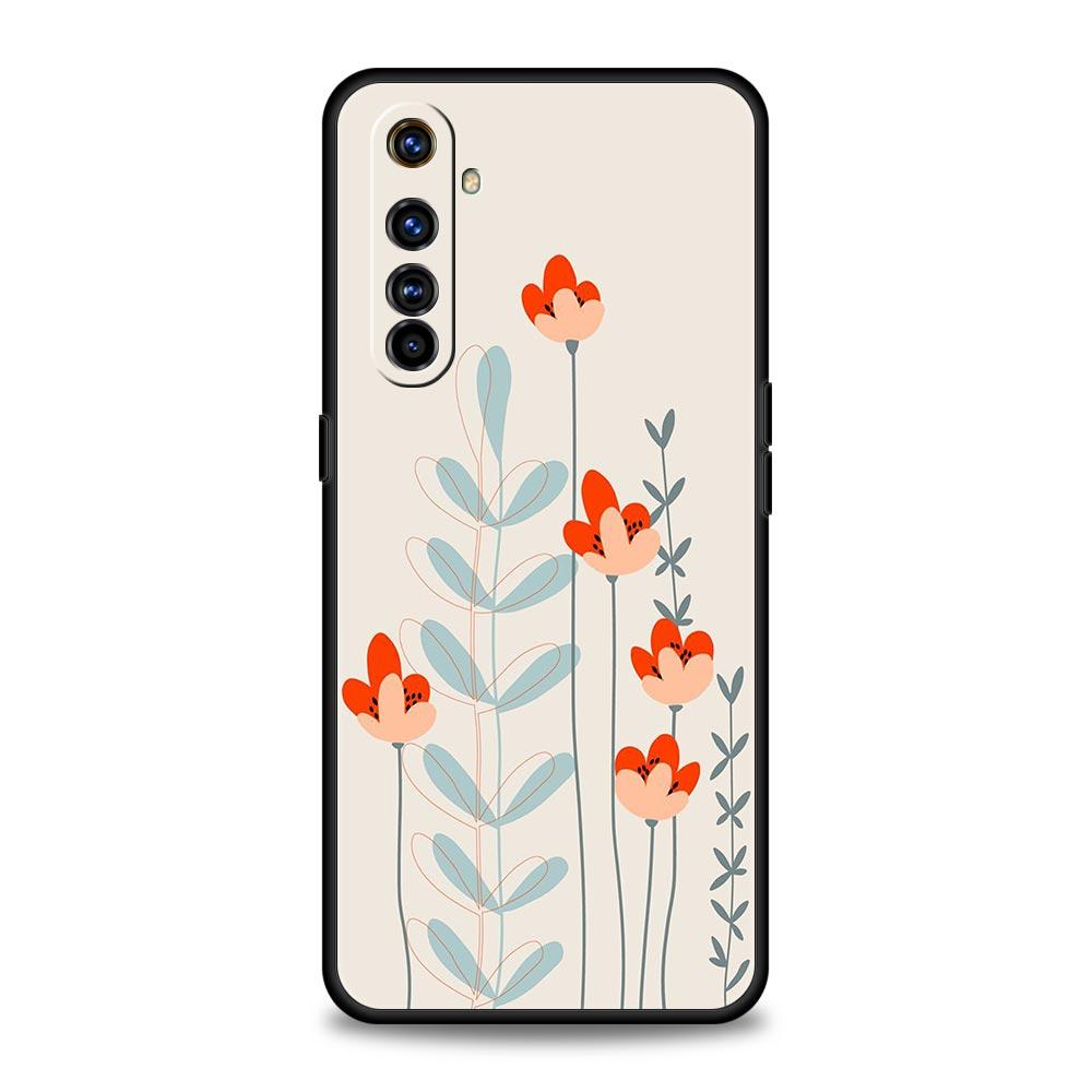 Cute Cartoon Candy Painted Phone Case For Realme 12 11 10 9 8 5G 7 6 GT5 GT3 GT2 Pro Plus C21 C11 C25 C35 GT Neo 2 3 3T 5 Cover
