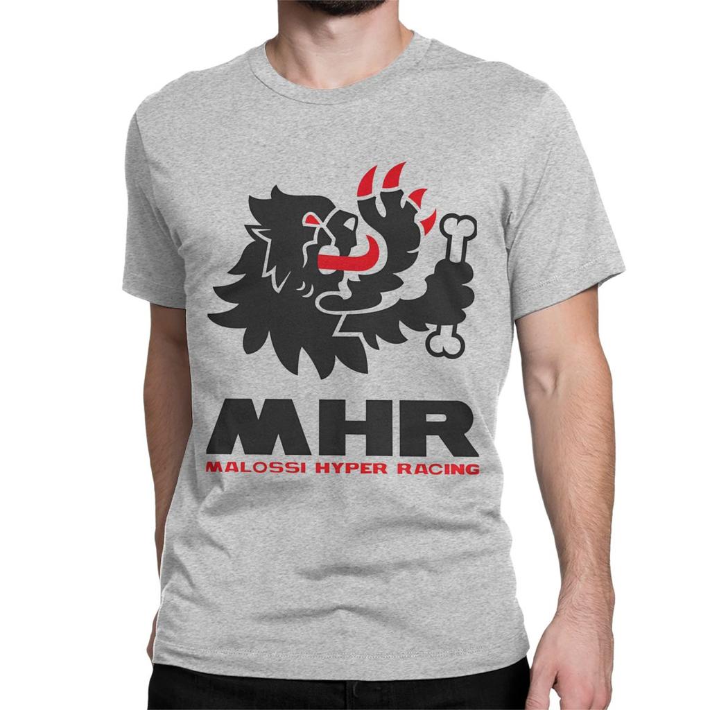 Herren Damen T-Shirts Italien Motorradrennen MHR Erstaunliche Baumwoll-T-Shirts Kurzarm Malossi T-Shirts Rundhals Grafikdruck