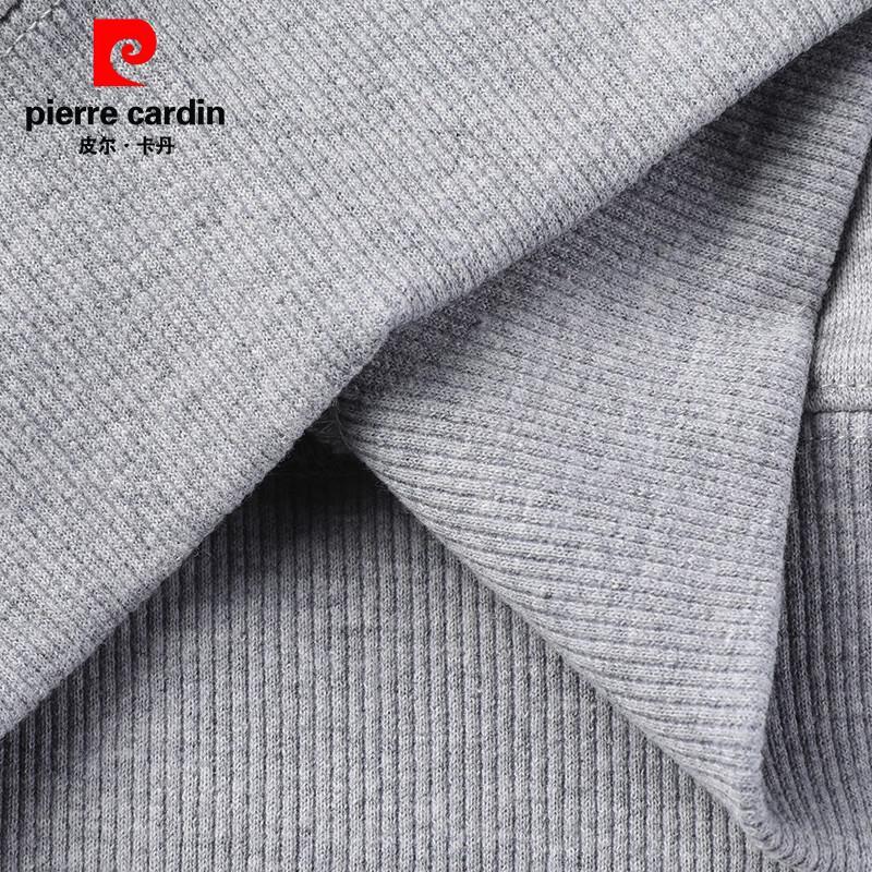 Pierre Cardin Men's Solid Milk Silk Blend Hooded Sweatshirt