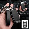 3/4 Button Zinc Alloy Leather Car Key Case For Kia Kx3 Kx5 K3S Rio Ceed Cerato Optima Sorento Niro Soul Key Fob Car Key Case