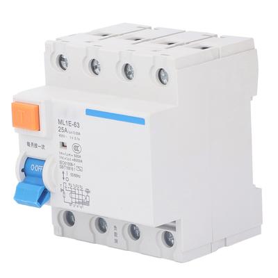 Miniature Circuit Breaker Residual Current Circuit Breaker with Overcurrent Leakage Protection 3P+N 25A 400V