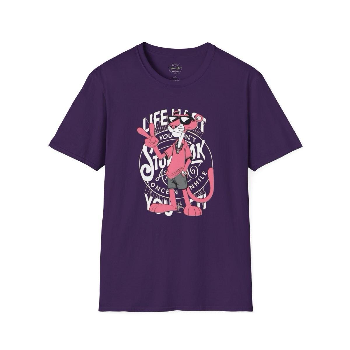 Pink Panther Retro Graphic T-Shirt S разноцветный