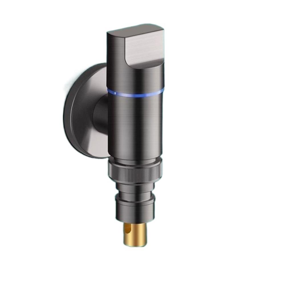 Metal Washing Machine Faucet Valve One Into One Out Dual Control Shut Off Valves