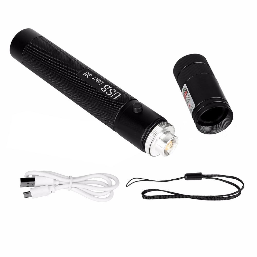Multi-Color Starry Sky USB Laser Flashlight