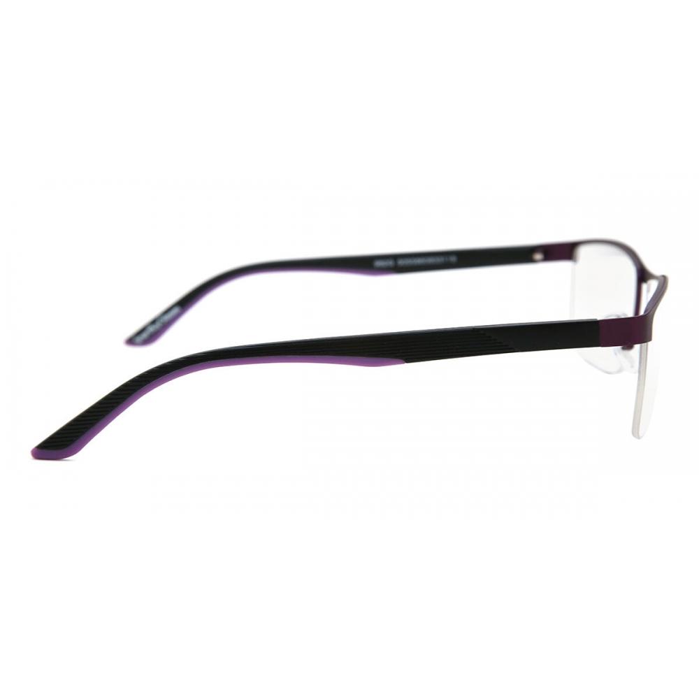 Semi Rimless Rectangle Purple Smartbuy Collection Tim 982g Fashion Unisex Eyeglasses