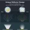 Solar Spot Light IP65 Solar Outdoor Lights 48 LEDS RGB Waterproof Garden Light 2-in-1 Solar Spotlight For Yard lawn