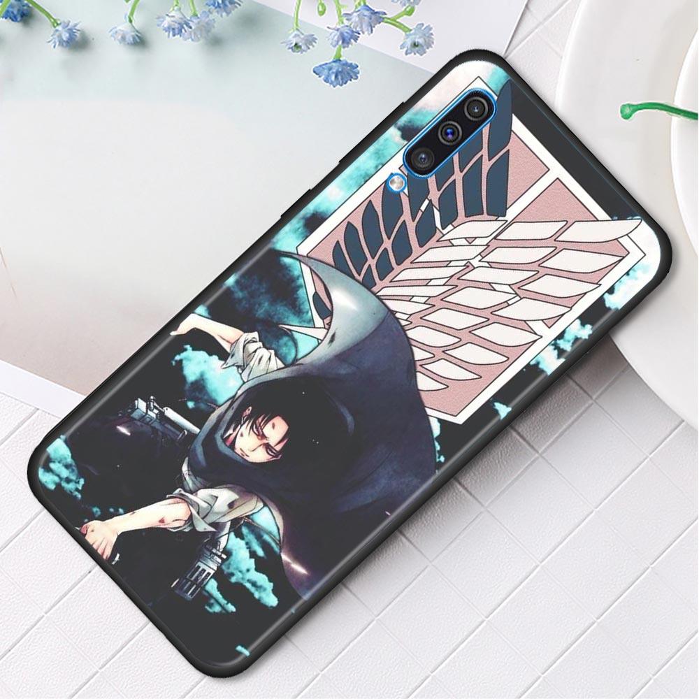 Anime Attack On Titan Girl1 Case For Samsung Galaxy A50 A70 A10 A20e A30 A40 A20s A10s A10e A80 A90 A60 A30s Silicone Capa Shell