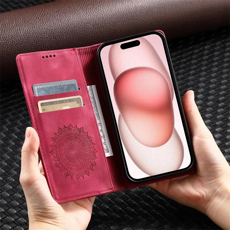 Magnetic Flip Leather Case for XiaoMi 14T 15T Pro 13 13T 12 12T 11T 10T Mi POCO M6 F5 F4 X5 X3 M5S M4 M3 Wallet Card Phone Cover