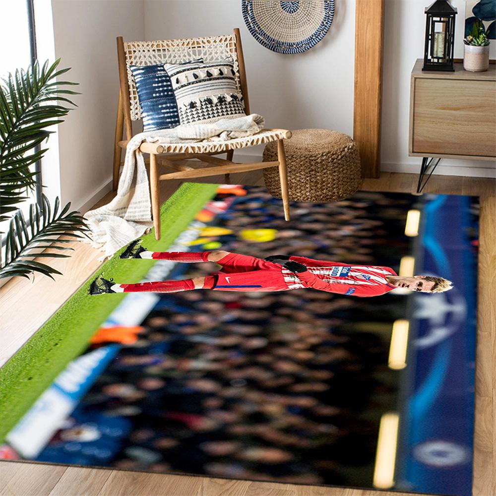Atletico Madrid Player Carpet Suitable for Decorate room Dining Room Dormitory Game Room Antislip Carpet Office home decor