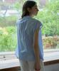Opeundoeoseutyudio Nameless Tie Blouse Blue