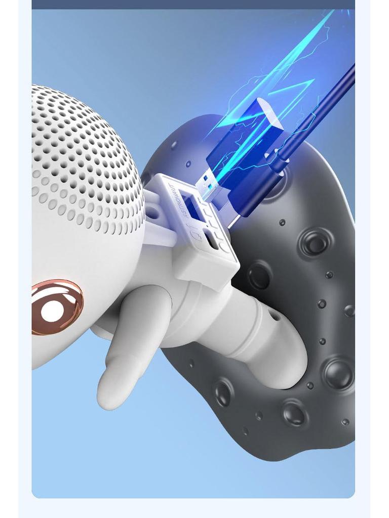Astronaut Bluetooth Speaker with Subwoofer - High-Quality Sound & Creative Design, Ideal Birthday Gift.