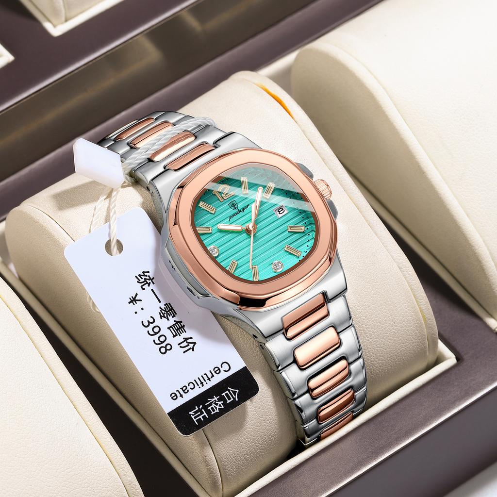 Swiss Brand New Thin Luminous Women's Quartz Watch Ultra Slim Ladies Wristwatch
