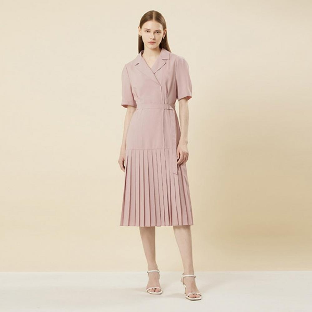 

She S miSS Pleated Mix Split Collar dreSS Swwopn22090 light blue/55