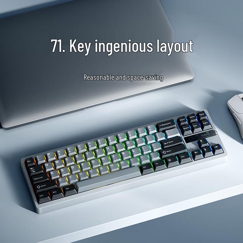 

Xiaomi MK71 Pro Tri-Mode 71-Key RGB Mechanical Keyboard