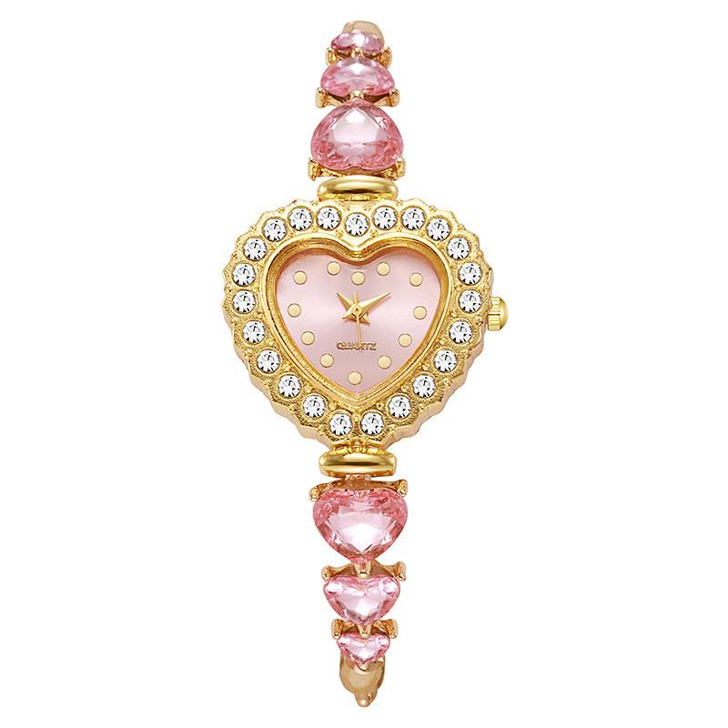 Heart Shape Quartz Watch For Women With Alloy Band And Analog Display Winter