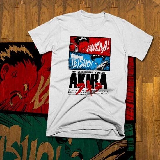 Футболка Akira Moto Нео Токио Винтажная Киберпанк Кандзи Аниме Япония, футболка Канеды 3XL