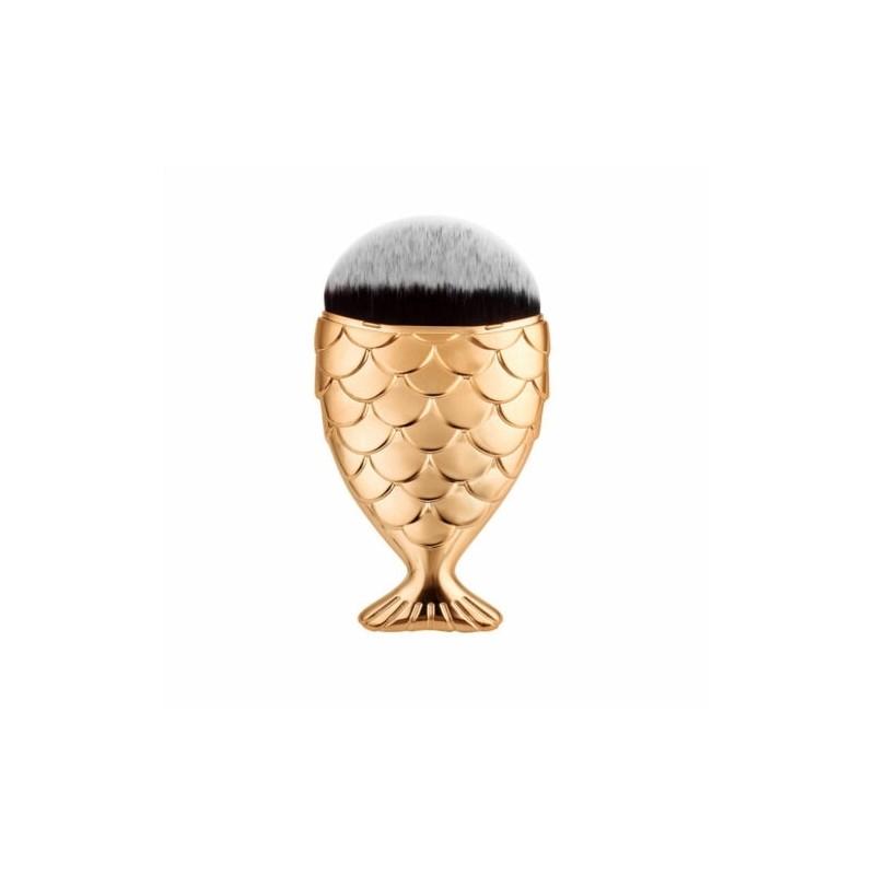 Exquisite Professional Mermaid Makeup Brushes Set With Luxurious Foundation And Powder Brush