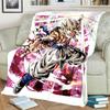 Comfortable Warm Flannel Blanket Dragon Ball! for Bedrooms, Sofas, Beds, Chairs, Picnics, Travel