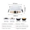 10PC MR16/GU10 Lamp Socket Holder Base Rimless Spot Lighting Fitting Fixture Recessed Ceiling Mount Downlight Frame Bracket